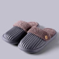 Men Winter Slippers Women Simple Fur Shoes For House Fluffy Slides Couples Keep Warm Plush Slipper Bedroom Cotton Shoe Plus Size. 