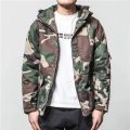Camouflage Jackets Men's Autumn Outdoor Workwear Japanese Windproof Wear-resistant Hooded Coats Youth Warm Sport Casual Jacket. 