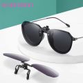 DOHOHDO New Men Women Clip On Sunglasses Polarizing UV400 Protention Vintage Clip Polarized Glasses Night Vision Driving Goggles. 