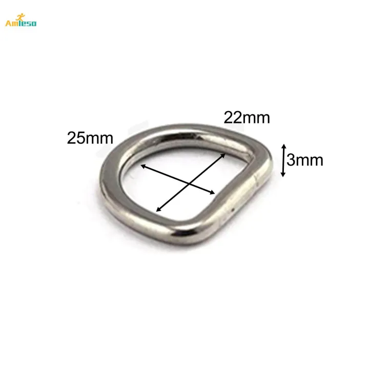 5Pcs%20D%20Rings%20Seamless%20304%20Stainless%20Steel%20Multipurpose%20D%20Shaped%20Rings%20Half%20Rings%20for%2025mmx22mm%20-%20Image%206