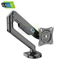 Kaloc KLC-DS200 Adjustable Single Monitor Arm | 17"-32" Screens | Ergonomic Desk Mount. 