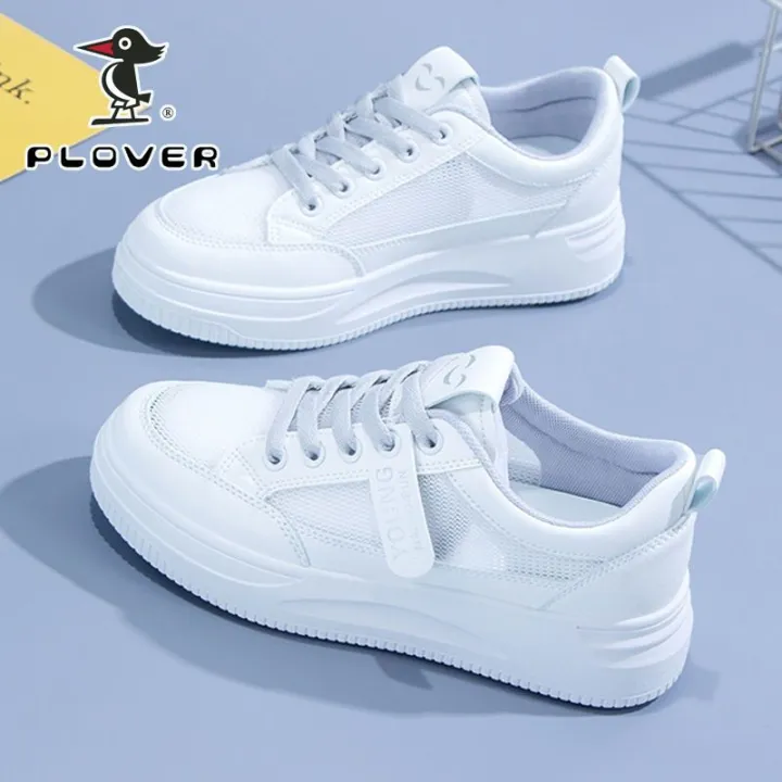 PLOVRRWoodpecker%20Mesh%20Surface%20White%20Shoes%20Female2022Summer%20New%20Breathable%20ShoesinsWomen's%20Harajuku%20Style%20Sneakers%20-%20Image%202