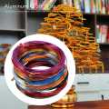 12 Rolls Assorted Colors Aluminium Craft Wire for DIY Craft, 1 mm in Diameter 5 Meters Long. 