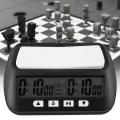 JAERBEE 2X Chess Clock, Digital Chess Timer & Game Timer, 3-In-1 Multipurpose Portable Professional Clock Black. 