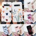 Case For Samsung Galaxy S10 S 10 Plus S10E Phone Cover Cute Cartoon Candy Painted Soft TPU Coque For Samsung S10 S10+ S10E Funda. 