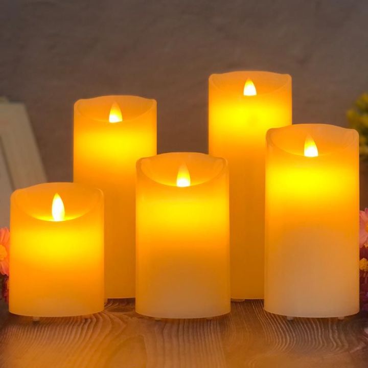Electric candle lamp Chargeable with Remote Control Romantic and ...