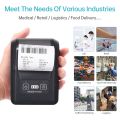 BISOFICE Portable Mini 58mm Thermal Printer 2 inch Wireless BT+USB Receipt Bill Ticket Printer with 57mm Print Paper for Restaurant Sales Retail Small Business-black. 