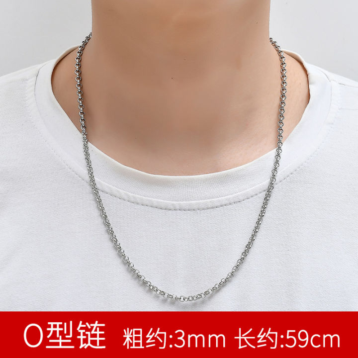 %EF%BC%88New%EF%BC%89%5BFunny%20Bunny%20Toy%20tore%5DN%20XL%20Domineering%20Men'%20No%20Pendant%20Korean%20Verion%20Peronality%20Trend%20Belt%20Chain%20nake%20Bone%20Clavicle%20Chain%20Jewelry%20Acceorie%20-%20Image%208