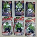 Marvel Figure Model HULK 4 PVC Series Action Super Hero New Design Avengers Toy With Lighting For Kids. 