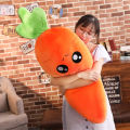 45-110cm Cartoon Plant Smile Carrot Plush toy Cute Simulation Vegetable Carrot Pillow Dolls Stuffed Soft Toys for Children Gift. 