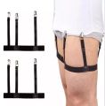 Black Garter Shirt Holder For Men - Keep Shirt Neatly Tucked In And Showcase Fashion Sense Black Garter Shirt Holder Designed For Men -. 