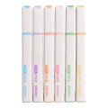 Deli highlighter, highlighter, highlighter, marker, color macaron, Morandi, pastel, soft head.