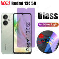 Redmi 13C Tempered Glass for Redmi A3 Turbo 3 13C 5G 4G Anti Blue Tempered Glass and Camera Lens Film. 