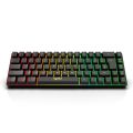（COD Available)HXSJ V200 Wired RGB Backlit Mechanical Keyboard 68 Key Caps, Cable Length: 1.7m. 