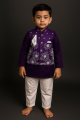 Most demanding Kids party panjabi set - 3 pcs panjabi set with panjabi , koti and trowser.