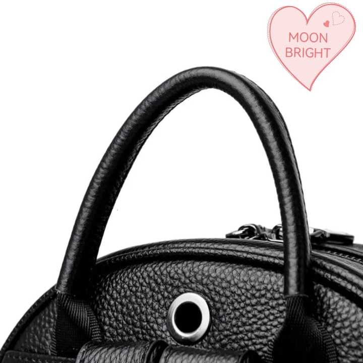 Black%20Cowhide%20Leather%20Backpack%20for%20Women,%20Women's%20Daypack,%20Travel%20Initiated%20Bags,%20Luxury%20Classic%20Design%20-%20Image%204