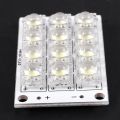 5X DC 3V 5V 12 LED Super Bright White Piranha LED Circuit Board LED Lights Light Yacht.