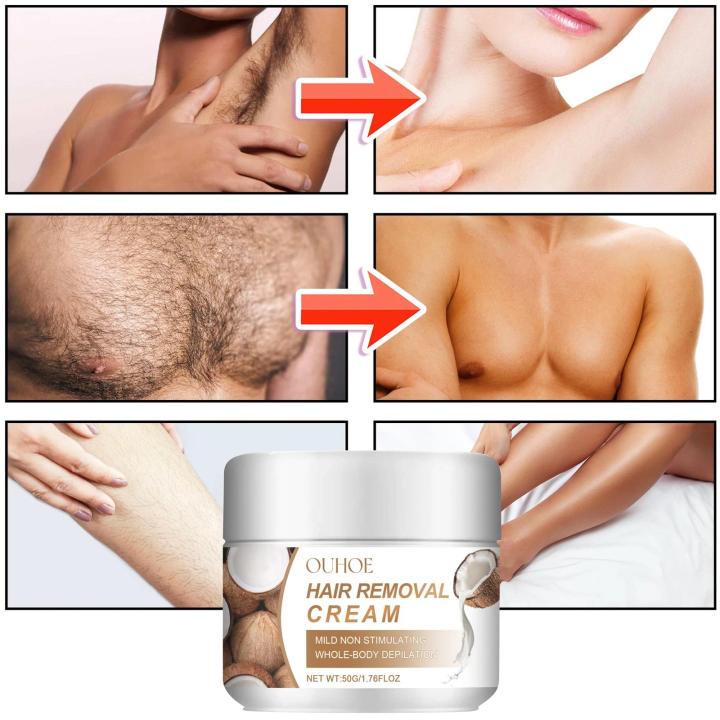 Hair Removal Cream Hair Remover For Armpit Legs and Arms Skin Care Body Care mild and does not irritate underarm for Men Women