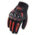 Full Finger Suomy Hand Gloves Red For Biker.