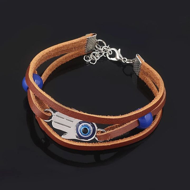 Game%20The%20Last%20of%20Us%202%20Part%20II%20Bracelet%20Ellie%20Dina%20Bracelet%20Devil's%20Eye%20Blue%20Bead%20Bracelets%20Handmade%20Jewelry%20Accessories%20For%20Fans%20-%20Image%202