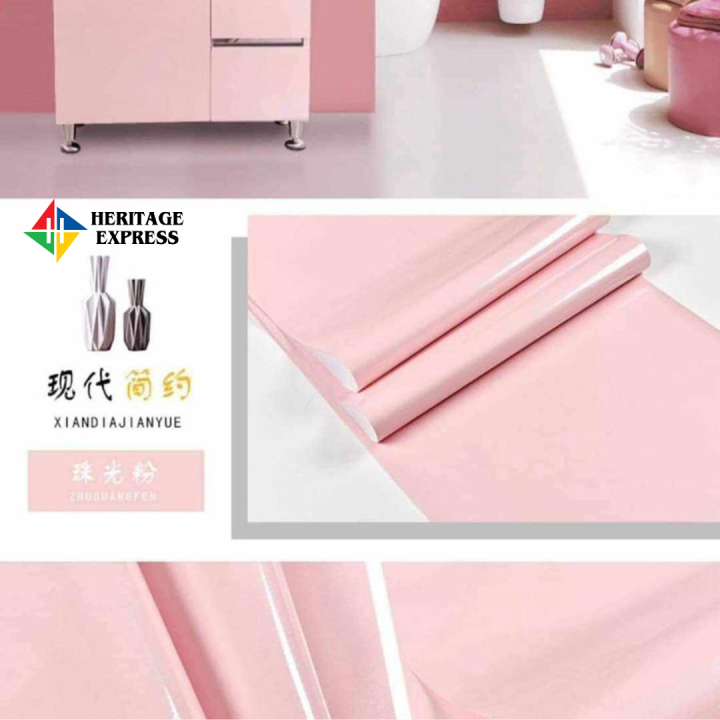 Self-adhesive%20Wallpaper%20Waterproof%20Pvc%20With%20Glue%20Plain%20Wall%20Stickers%20Solid%20Color%20Renovation%20Background%20Sticker%20For%20Home%20Bedroom%20Living%20Room%20Pink%20Color%20(60x150CM)%20-%20Image%204