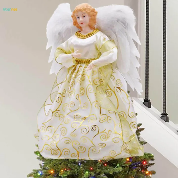 Treetop%2012"%20Angel%20Figurine%20Christmas%20Ornament%20Lighted%20Christmas%20for%20Cafe%20-%20Image%204