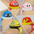 8PCS Insects Armor Gyroscope Inertial Car Cute Watch Gyro Cars Pull Back Device Educational Toys ChristGifts For Kids.