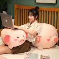 Fat pig doll cartoon pillow pink pig to boyfriend girlfriend birthday cute funny doll oversized bed. 