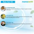 Mamaearth Nourishing Baby Hair Oil, with Almond & Avocado Oil - 200 ml.