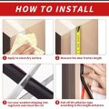 Window sealing strip, Weather Stripping Door Seal, Window And Door Seal Strip, Soundproofing Self-AdhesiveSoundproofing Self-Adhesive Backi Backing D-Shape Door Weather Strip Model-Rubber seal-501.