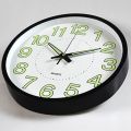 12 Inch / 30cm Luminous Wall Clock Silent with Night Light Glow in the Dark Round Clock, Living Room Decoration.