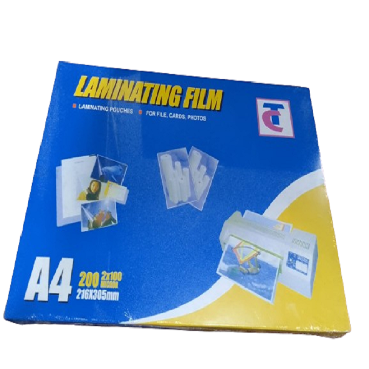 Laminating Film - A4 Size by MS. KHORSHED ENTERPRISE- 100 pcs