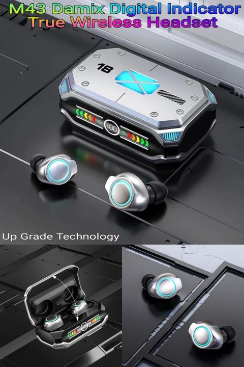 M43%20TWS%20Bluetooth%205.3%20Wireless%20Earbuds%20Stereo%20Sound%20Earphones%20Led%20Power%20Display%20Gaming%20Headsets%20Noise%20Cancelling%20Headphones%20With%20Charging%20Case%20-%20Image%206