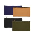 Papertree Pencil Pouch Pencil Bag for Multi-Purpose use Mini Zipper Pouch - 4 Pcs combo.