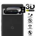 Google Pixel 8/ 8 Pro - Black - 9H Ultra Thin Scratch-Resistant Camera Lens Glass Protector.