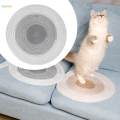 Cat Scratcher Mat Kitten for Small Medium Large Cats Ramie Cat Scratch Pad Gray.