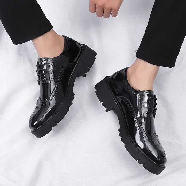 Platform%20High%20Heel%204/7/9%20CM%20Height%20Increase%20Casual%20Men%20Brogue%20Patent%20Leather%20Shoe%20Man%20Oxford%20Dress%20Shoes%20Elevator%20Formal%20Wedding%20KEEMEEUYZO%20-%20Image%206