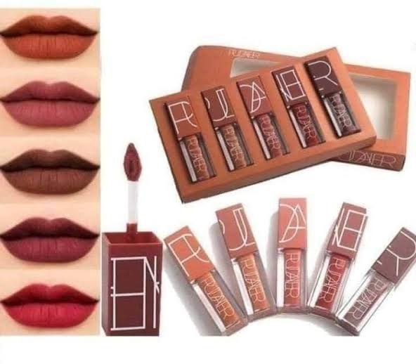 Pudaier%205pcs%20Waterproof%20Long%20Lasting%20Matte%20Liquid%20Lipstick%20Matte%20lipstick%20Gloss%20set%20lipstick%20set%20-%20Image%204