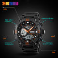 Skmei Big Dial Sport Men Watch 2 Time LED Digital Wristwatches For Mens Waterproof Chrono Count Down Male Hour montre homme 1228.