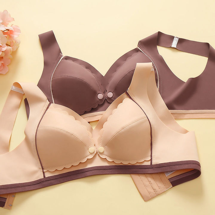 Breastfeeding%20bra,%20one%20piece,%20without%20steel%20ring,%20thin%20front%20buckle,%20adjustable%20feeding,%20gathering,%20breathable%20sleep%20bra%20for%20women%20-%20Image%202