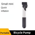 Portable Mini Bike Pump Presta Schrader Dual Valve Conversion Cycling Hand Air Pump High Pressure Ball Bicycle Tire Inflator. 