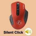 Wireless mouse computer ergonomic mause 2.4G Optical Silent pc mice Mini 4 Buttons 2000DPI Noiseless usb mouse for laptop pc mac. 