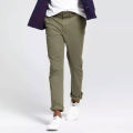 Slim-Fit Chino Gabardine Pants -Olive - প্যান্ট ছেলেদের.