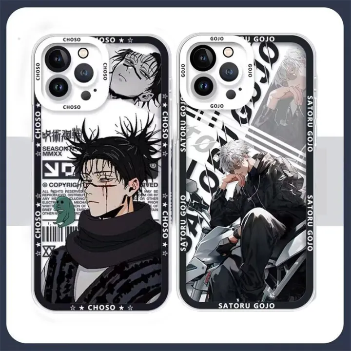 Phone%20Case%20For%20Compatible%20For%20iPhone%2011%2012%2013%2014%2015%20Pro%20Max%20Plus%2012%2013%20Mini%20XR%20X%20XS%20Max%208%207%206%206S%20PLUS%205%205S%20Back%20Cover%20Cartoon%20Japan%20Anime%20Jujutsu%20Kaisen%20Gojo%20Satoru%20Geto%20Suguru%20Okkotsu%20Yuta%20Transparent%20New%20Design%20TPU%20Clear%20Fashion%20Back%20Cover%20Casing%20-%20Image%202