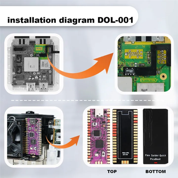 Picoboot%20Flex%20Cable%20for%20Gamecube/%20Raspberry%20Pi%20Pico%20Board%20with%20Adapter%20for%20NGC%20Game%20Accessories%20-%20Image%202