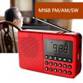 FM/AM/SW Portable Radio Dual Antenna Full Band Radio Receiver Speaker LED Digital Display 2.1 Channel Support USB Stick/TF Card. 