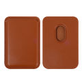Magnetic Card Holder Case for Magsafe Luxury PU Leather Wallet Cover for IPhone. 