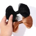 Synthetic Hair Bow Buns Hair Clip Bun Hairstyle Bow Hair Accessories for Women Brown Black Chignon Hairpins Wig Hair Bun. 