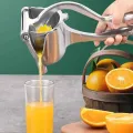 Stainless Steel Manual Hand Press Juser Squizer Domestic Fruit Juice Extractor Fruit Juice Machine. 