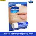 VASELINE Lip Therapy Original with Petroleum Jelly 4.8g - Lip Balm. 